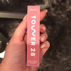 Tower 28 Shine On Milky Lip Jelly In shade Cashew